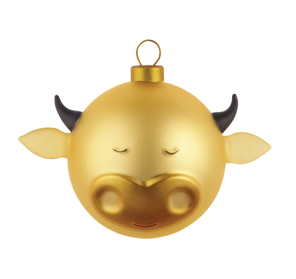 Alessi — AMJ13 4 | Bue, palla di Natale in vetro soffiato — Alessi