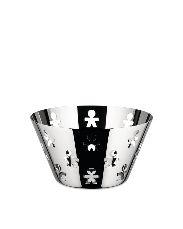 Alessi — Girotondo AKK05 | Corbeille à fruits ajourée en acier inoxydable — Alessi