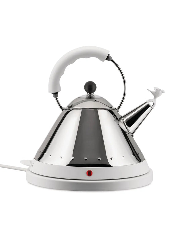Alessi — MG32 W | Bollitore elettrico Graves in acciaio bianco — Alessi