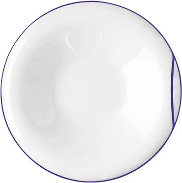 Alessi — Hikuri GV19/88 | Untertasse für Kaffeetasse aus Porzellan mit blauem Dekor — Alessi