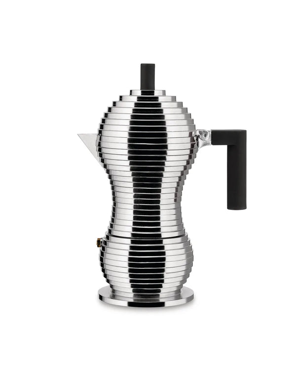Alessi — Pulcina MDL02/6 B | Cafetière espresso en aluminium 6 tasses — Alessi