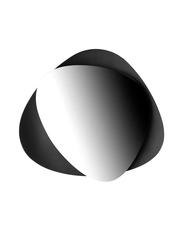 Alessi — Colombina FM25 B | Specchio da parete Fuksas, nero — Alessi