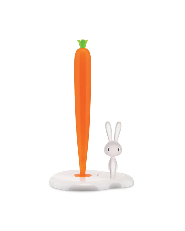 Alessi — Bunny & Carrot ASG42/H W | Portarotolo da cucina Giovannoni — Alessi
