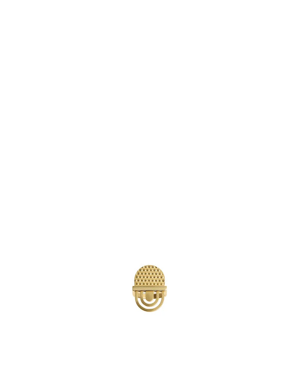 Alessi — Fresia ESA03 ESA03 2M | Anello in acciaio PVD oro Salmistraro — Alessi