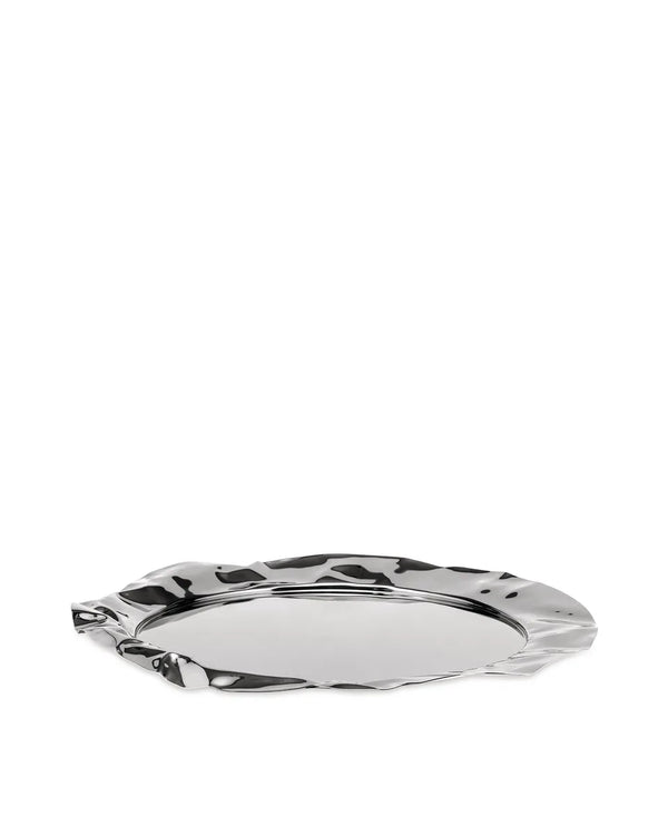 Alessi — Foix 90039 | Vassoio rotondo in acciaio inox — Alessi