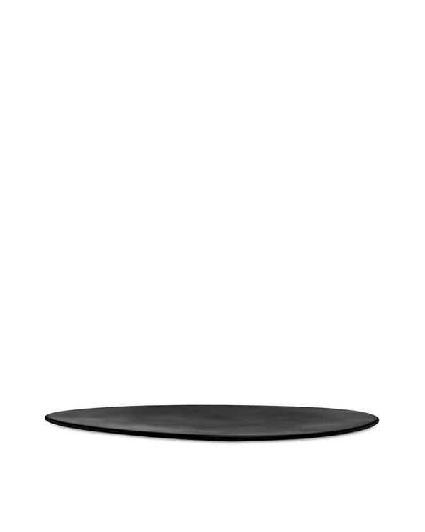 Alessi — Colombina FM10/10 B | Bajo plato de melamina negra — Alessi