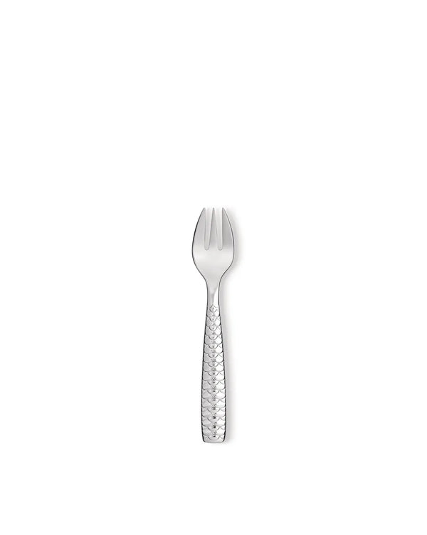 Alessi — Colombina Fish FM23/36S4 | Tenedores pequeños para ostras de acero 18 — Alessi