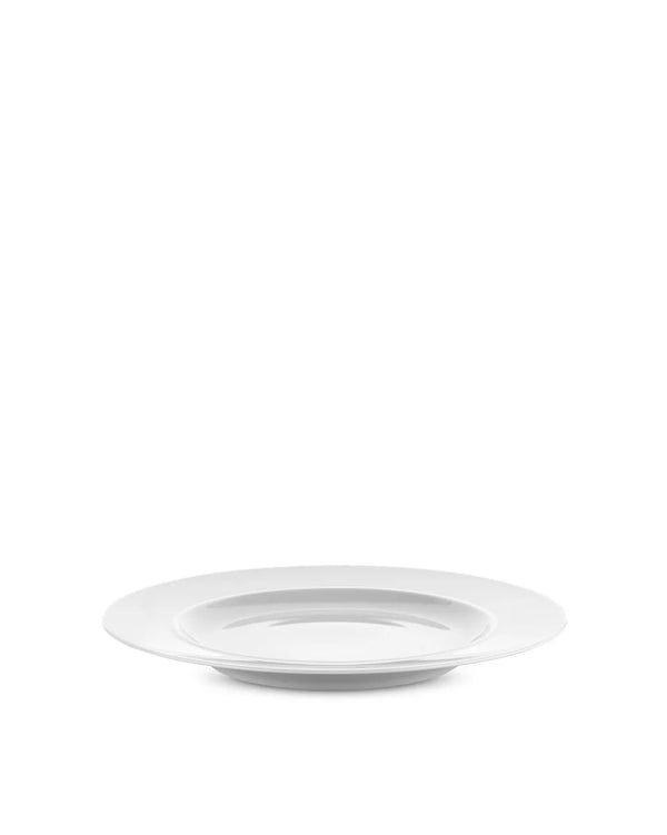 Alessi — La Bella Tavola ES21/1 | Plato llano de porcelana blanca — Alessi