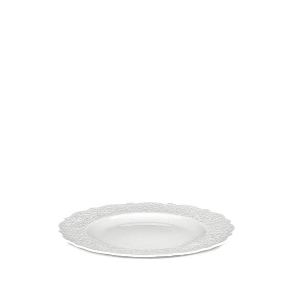 Alessi — Dressed MW01/1 | Flat tallrik i porslin med dekor — Alessi