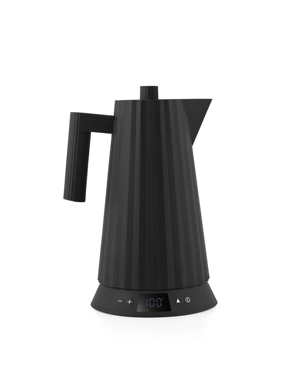 Alessi — Plissé MDL21 B | Black De Lucchi electric kettle — Alessi