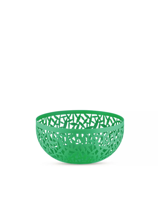 Alessi — CACTUS! MSA04/21GR | Durchbrochene Obstschale aus grünem Stahl — Alessi