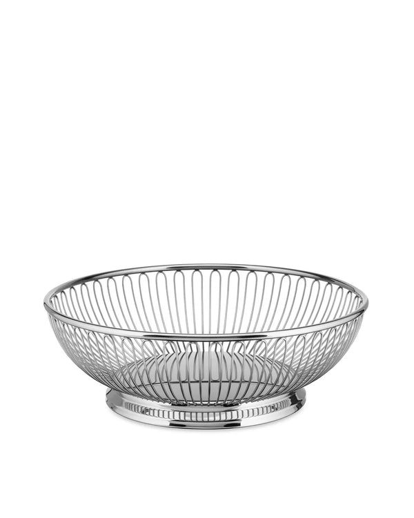 Alessi — 826/24 | Cestino a filo rotondo in acciaio inox — Alessi