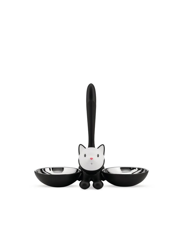 Alessi — Tigrito AMMI09 B | Kattskål av Miriam Mirri i harts och — Alessi