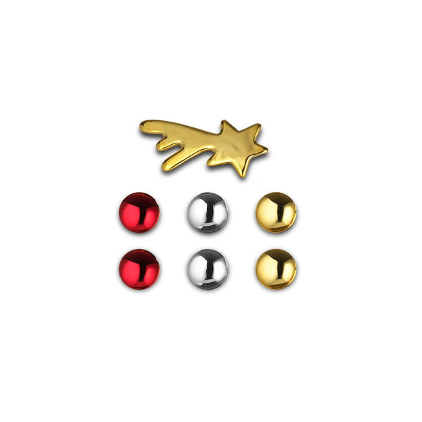 Alessi — Bark for Christmas BM06MAGNET | Set magneti natalizi in porce — Alessi
