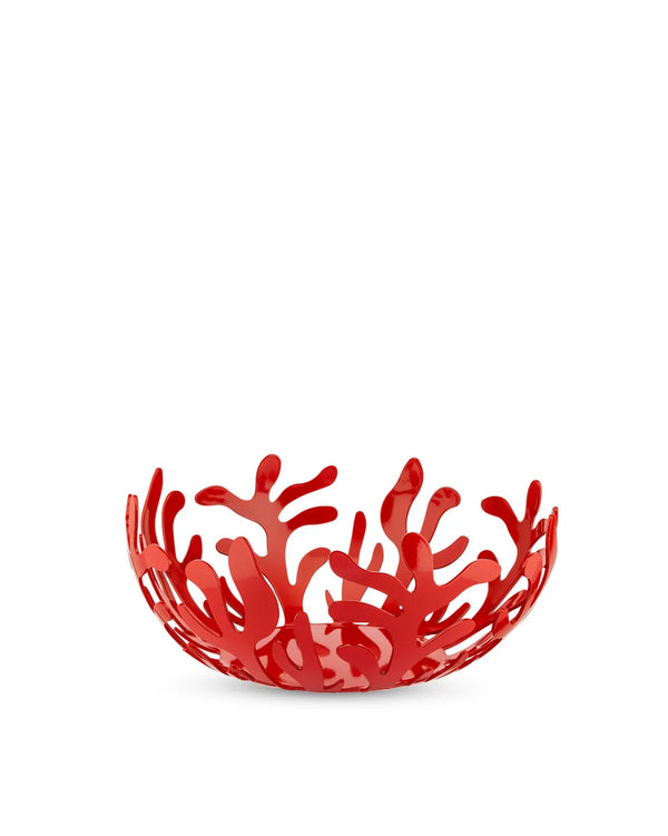 Alessi — Mediterraneo ESI01/25 ESI01/25 R | Fruttiera in acciaio rosso — Alessi