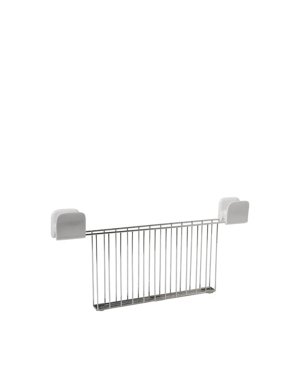Alessi — SG68RACK W | Giovannoni toaster tongs in white — Alessi