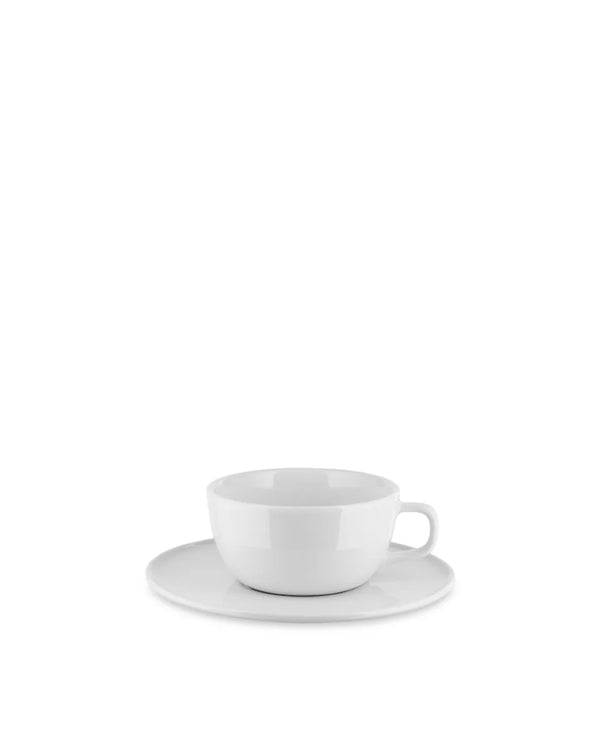 Alessi — Itsumo NF07/78S | Teetasse mit Untertasse aus Porzellan — Alessi
