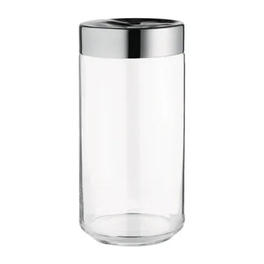 Alessi — Julieta LC10 | Barattolo ermetico vetro e acciaio — Alessi