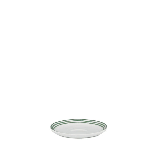Alessi — Acquerello AGV31/77 | Platillo para taza de café de bone china decorada — Alessi