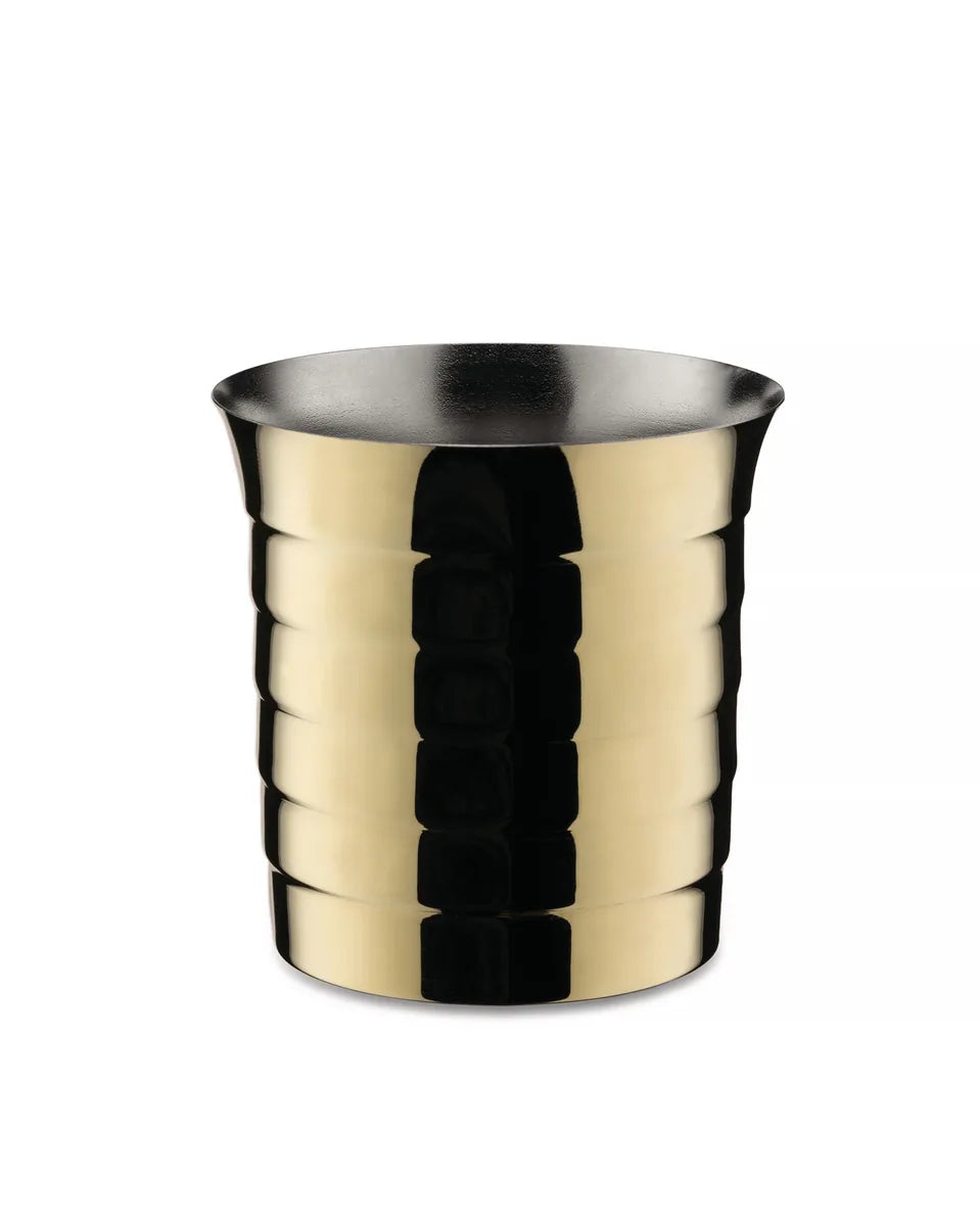 Alessi — Dervisci ITM21 BR | Bicchiere acciaio inox finitura ottone — design italiano Alessi