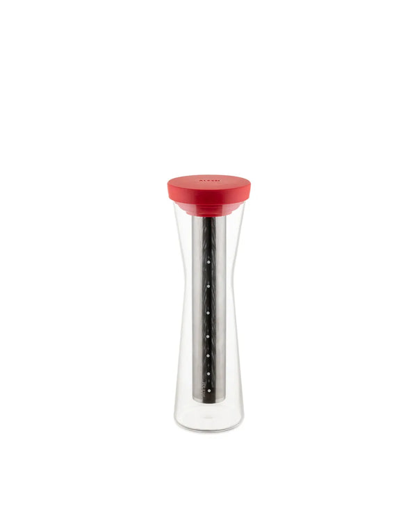 Alessi — Mazagran GIA31 R | Carafe à café froid en verre rouge — Alessi