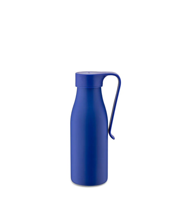 Alessi — Away AST01 AST01 DAZ | Bottiglia termica in acciaio inox blu — Alessi