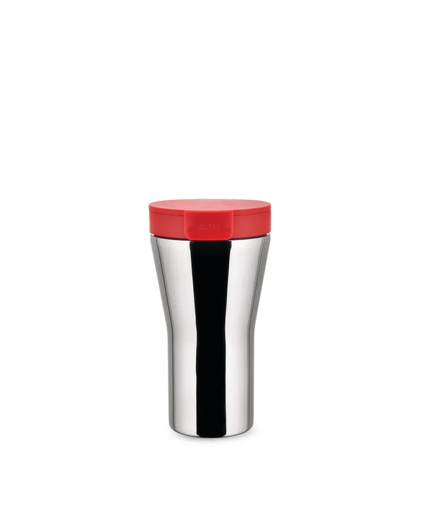 Alessi — Caffa GIA24 R | Travel mug in acciaio inox rosso — Alessi