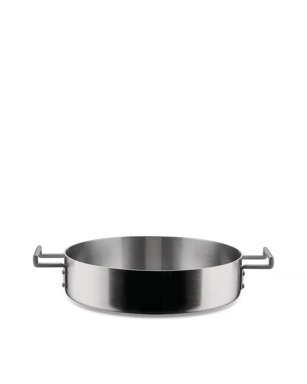Alessi — Convivio DC102/28 | Casserole basse en trilamine 28 cm — Alessi