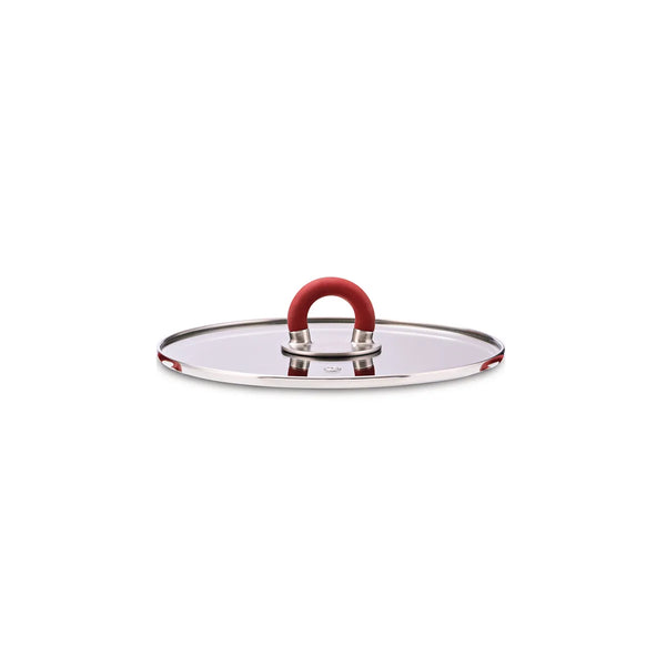 Alessi — STEN ABGMP3631R | Glaslock med röd silikonknopp — Alessi