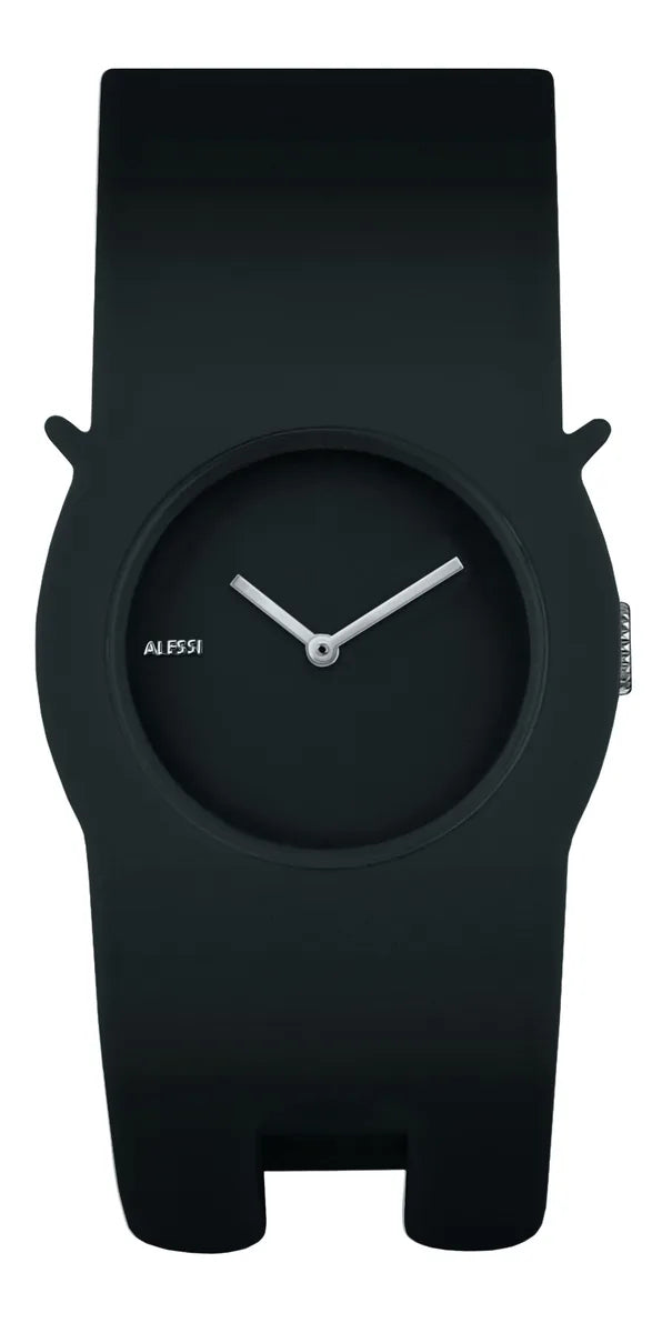 Alessi — Neko AL24003 | Orologio da polso in poliuretano giallo — vista principale
