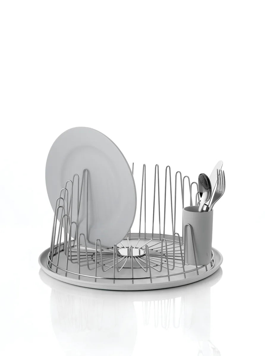 Alessi — A Tempo APD04 | Vassoio in resina bianca Deltour — dettaglio