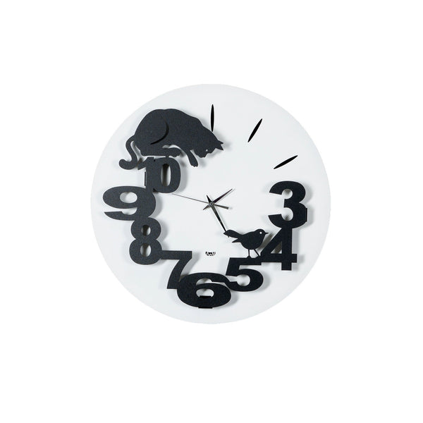 Arti & Mestieri - Hunter Cat distinctive wall clock — Arti & Mestieri