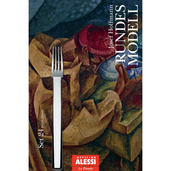 Alessi — Rundes Modell JH01S24 | Servizio posate Hoffmann 24 pz — Alessi