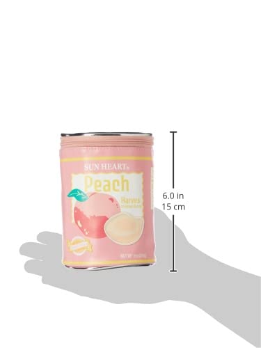 Marushin astuccio porta penne matite pesche pelle sintetica