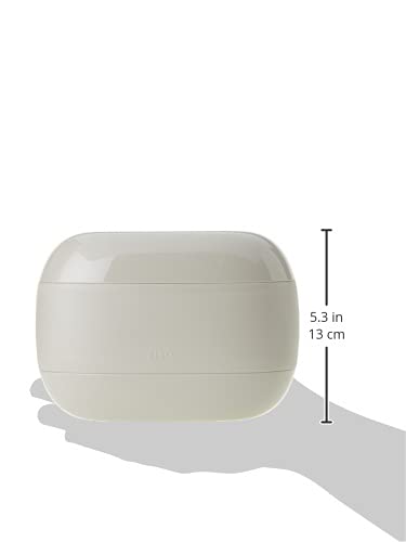 Alessi Lunch Box a Tre Scomparti Food à Porter resina termoplastica grigio