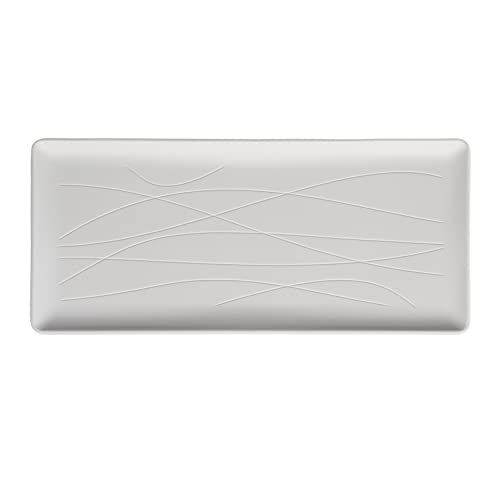 Galbiati Milano piatto portata Tahiti porcellana bianco brillante quadrato 30,5 cm