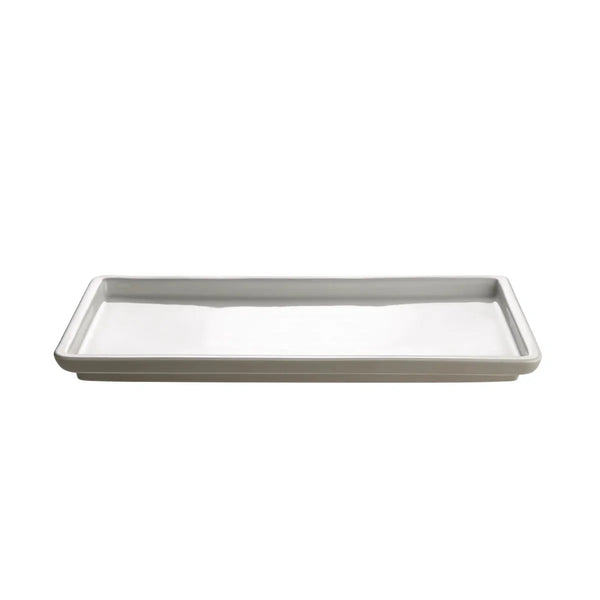 Alessi — Tonale DC03/22 DC03/22SLG | Servierplatte aus grauem Steinzeug — Alessi