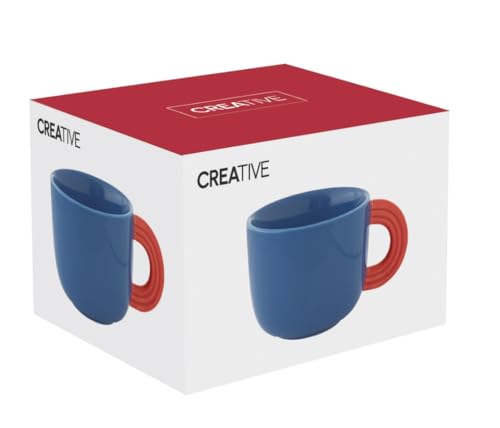 Easy Life Tazza Creativa 40cl in porcellana multicolore