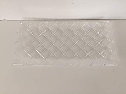 Nachtmann piatto rettangolare in cristallo 28x14 cm design Bossa Nova