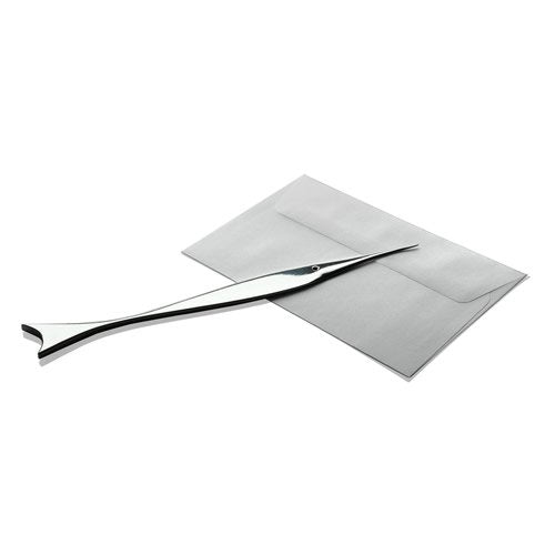 Alessi Tagliacarte Pesce in acciaio inossidabile lucidato, design di Giulio Iacchetti