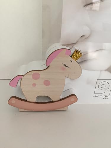 Mascagni Portafoto Rosa 13x18 in legno, colore rosa - Decorazione casa