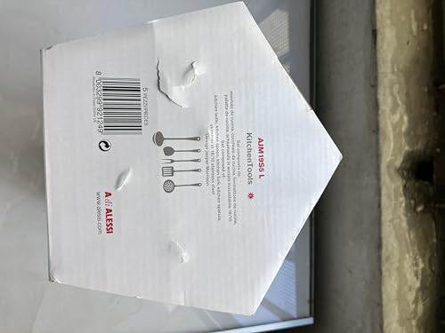 Alessi servizio di posate da cucina acciaio inossidabile cucchiaio forchettone mestolo paletta schiumaiola design Jasper
