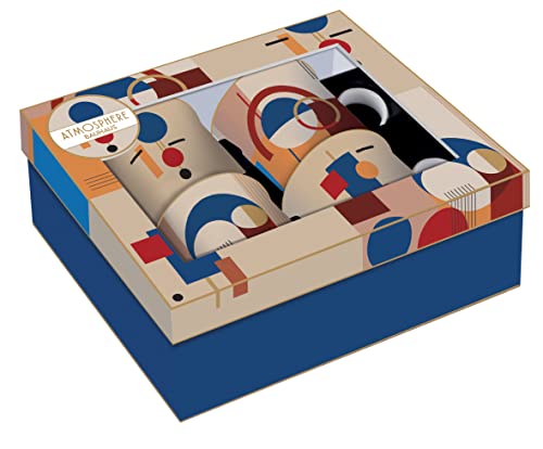 Easy Life set 4 tazze da caffè in ceramica multicolore - Stilmobili