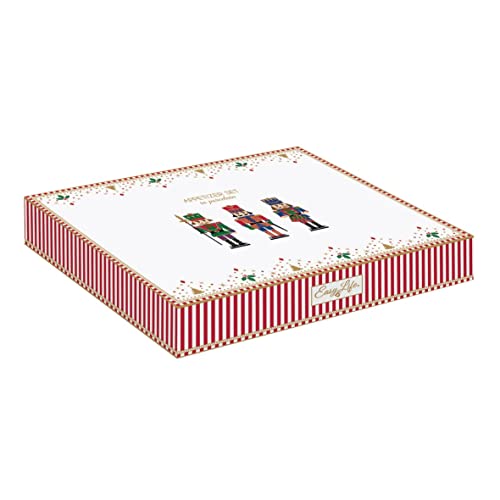 Easy Life set aperitivo 3 ciotole porcellana multicolore con piatto bamboo