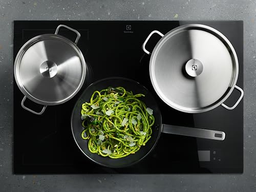 Electrolux Set 3 Pentole acciaio inossidabile argento antiaderente