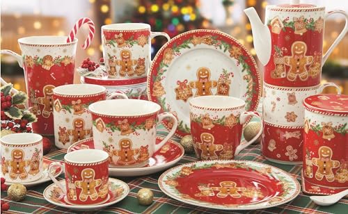 Easy Life Set Torta Natale in porcellana - servizio tavola natalizia Stilmobili