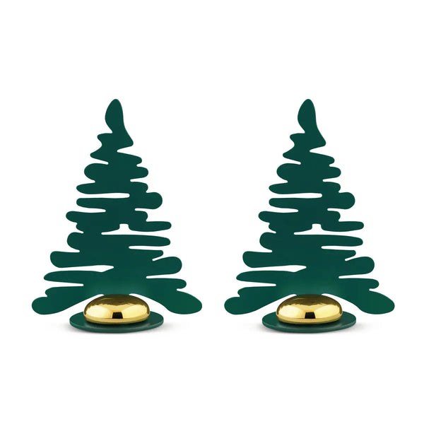 Alessi — Barkplace Tree BM16S2 GR | Segnaposto da tavola in acciaio ve — Alessi