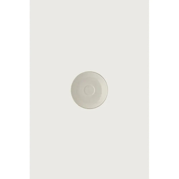 Alessi — Mami Gold SG69/77 | Platillo para taza de café de porcelana y oro de 18 quilates — Alessi