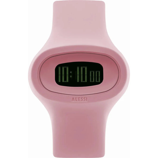 Alessi — Jak AL25002 | Reloj de pulsera de poliuretano rosa — Alessi