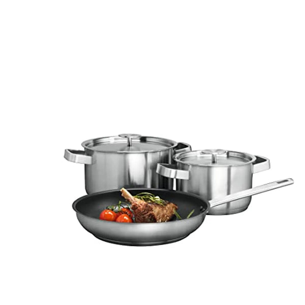 AEG — Set Padelle e Pentole | Acciaio Inox — AEG